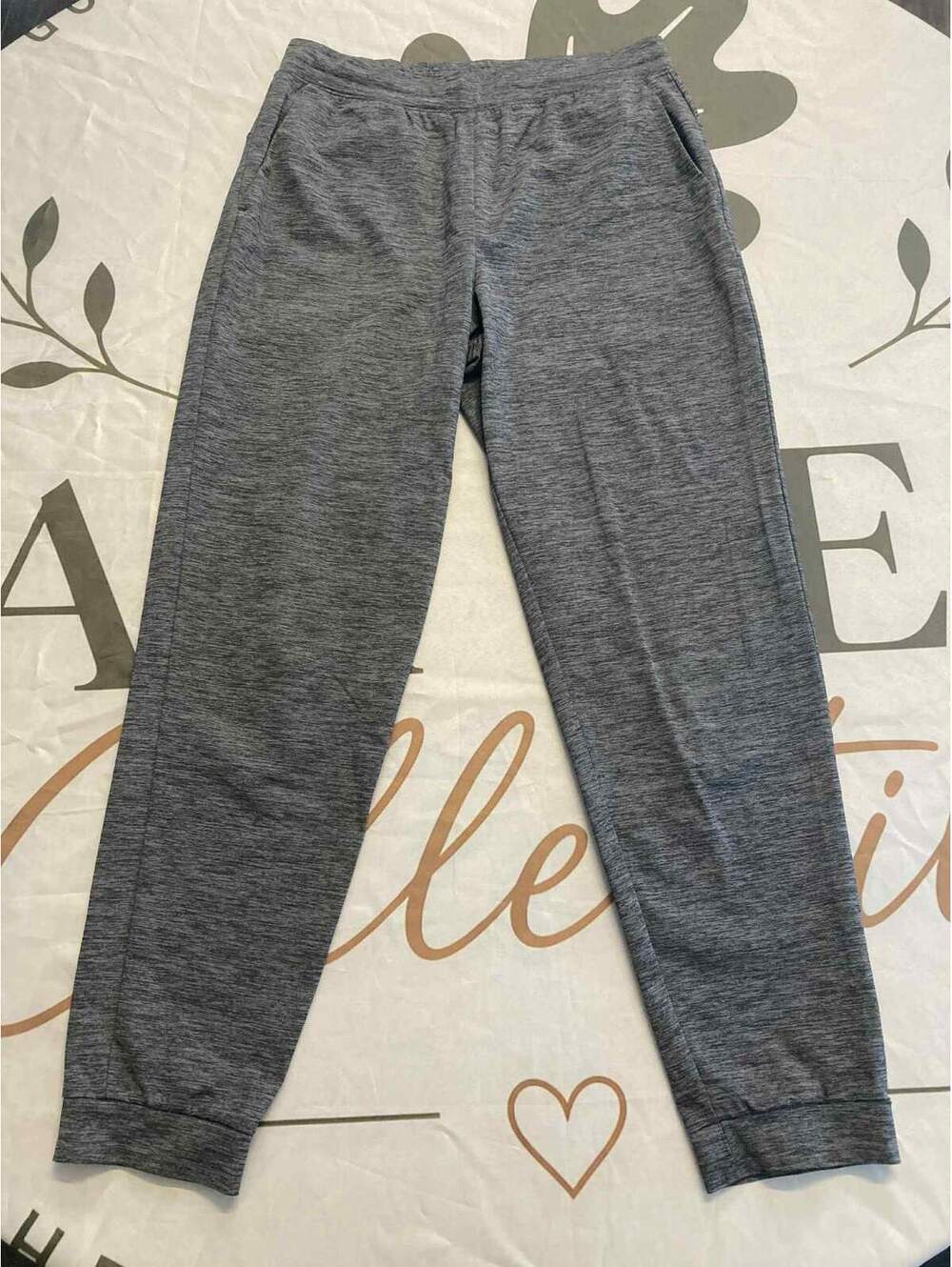 Uniqlo Gray Heathered Athletic Jogger Pants Size S